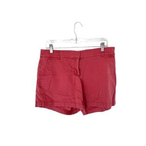 J.Crew Pink Basic Casual Summer Vacation Spring‎  5" Classic Chino Short Size 8
